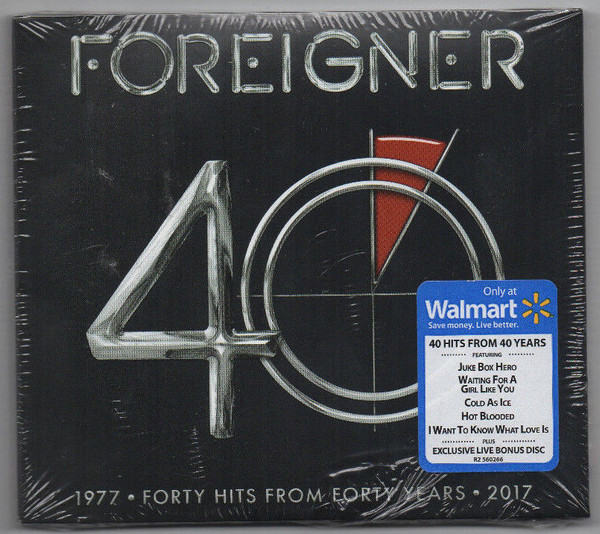 Foreigner – 40 1977-2017 Forty Hits From Forty Years (2017