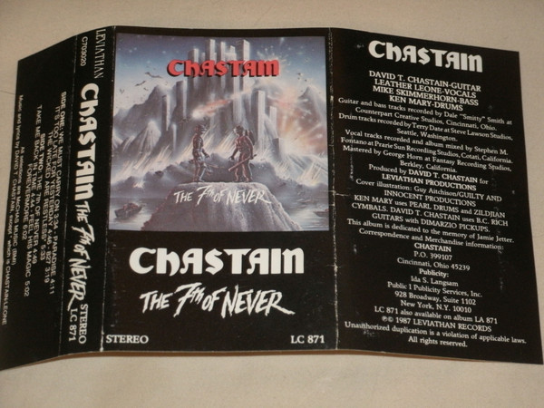 Chastain – The 7th Of Never (1995, CD) - Discogs