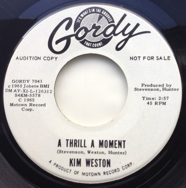 Kim Weston – A Thrill A Moment (1965, Vinyl) - Discogs