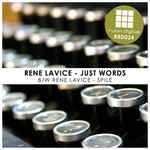 Rene Lavice - Just Words / Spile album cover