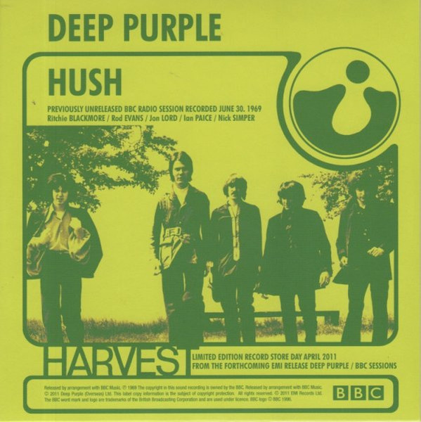 Deep Purple – Hush / Speed King (2011, Vinyl) - Discogs