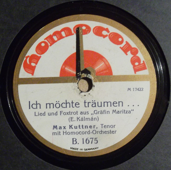 télécharger l'album Max Kuttner Und Toni Bloch Mit HomocordOrchester - Ich Möchte Träumen Komm Mit Nach Varasdin