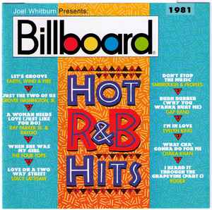 Various - Billboard Hot R&B Hits, 1981