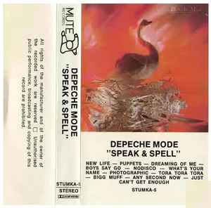Depeche Mode - Speak & Spell album cover