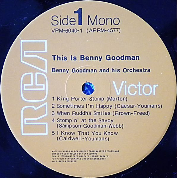 Benny Goodman And His Orchestra - This Is Benny Goodman | RCA Victor (VPM-6040) - 5