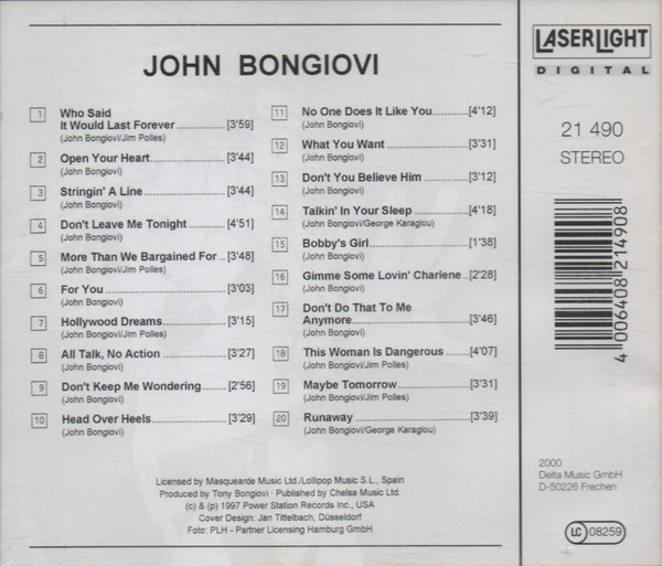 baixar álbum John Bongiovi - John Bongiovi
