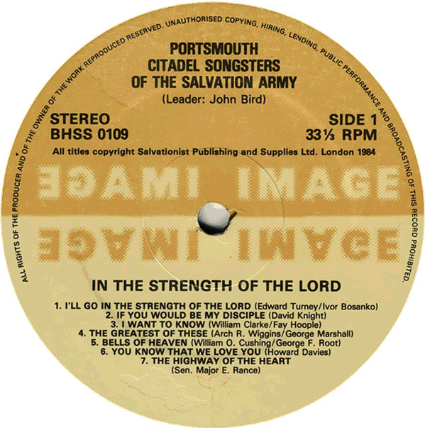 last ned album Portsmouth Citadel Songsters Brigade Of The Salvation Army - In The Strength Of The Lord