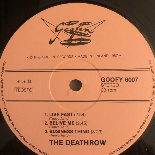 last ned album Deathrow - Thirsty Beat