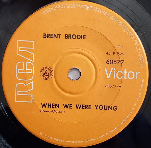 Brent Brodie When We Were Young Vinyl Discogs