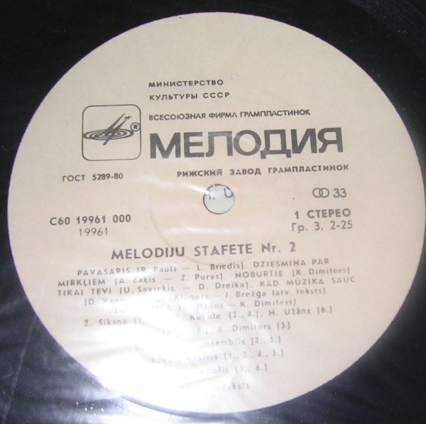 last ned album Various - Melodiju Stafete 2