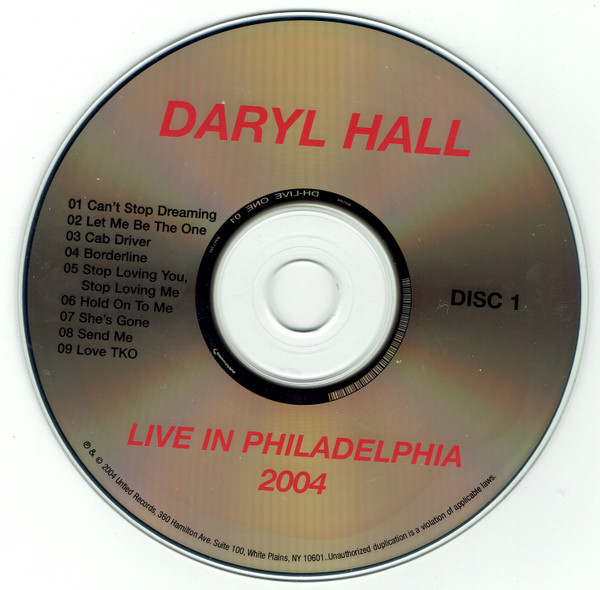 descargar álbum Daryl Hall - Live In Philadelphia 2004