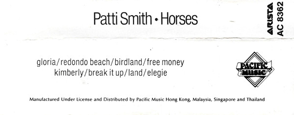 patti smith horses triangle