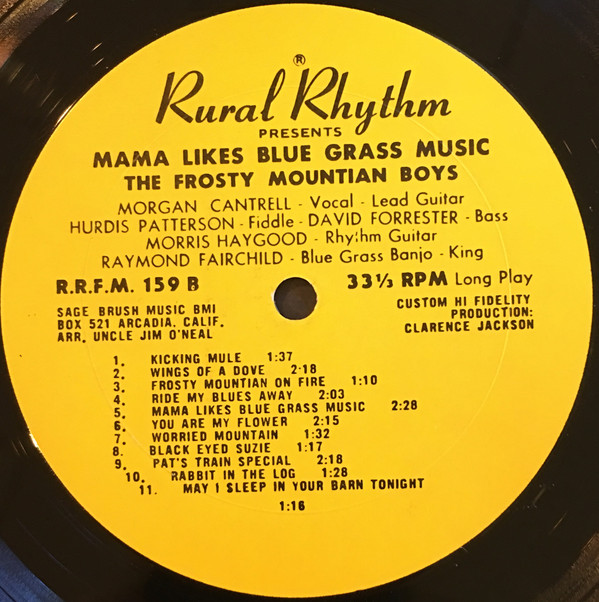 last ned album Raymond Fairchild - Mama Likes Blue Grass Music