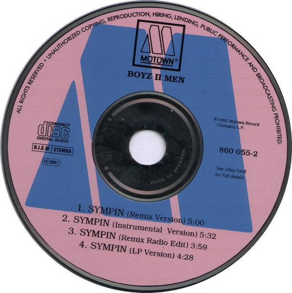 Boyz II Men - Sympin | Releases | Discogs