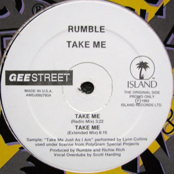 last ned album Rumble - Take Me Original Ruff