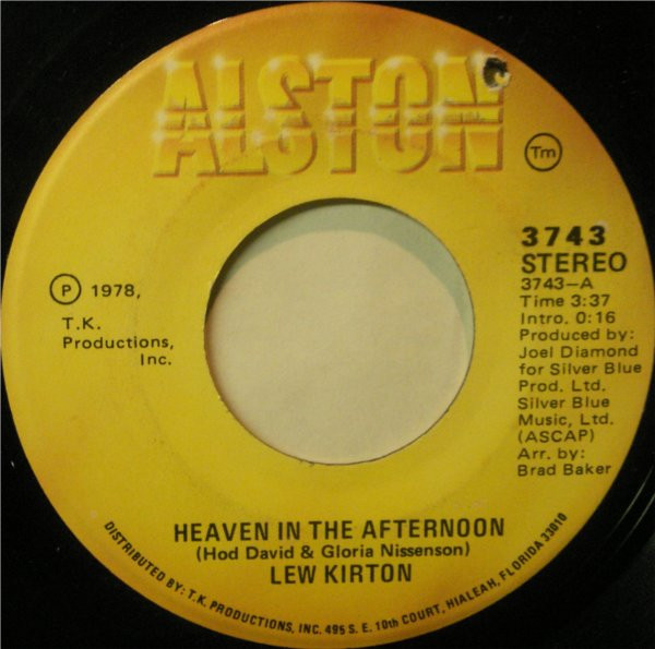 Lew Kirton – Heaven In The Afternoon (1978, Vinyl) - Discogs