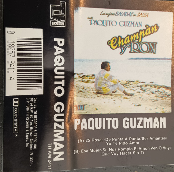 Champán y Ron Canta Paquito Guzman – Las Mejores Baladas Salsa Vinyl) - Discogs