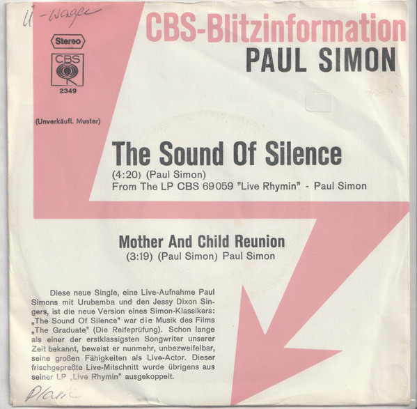 télécharger l'album Paul Simon - The Sound Of Silence