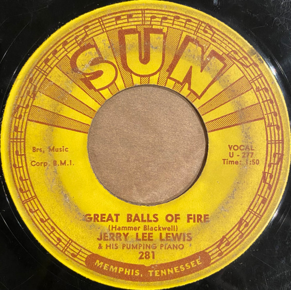 Jerry Lee Lewis & His Pumping Piano Great Balls Of Fire (Vinyl) Discogs