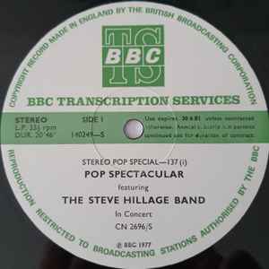 Steve Hillage Band - Stereo Pop Special-137 album cover