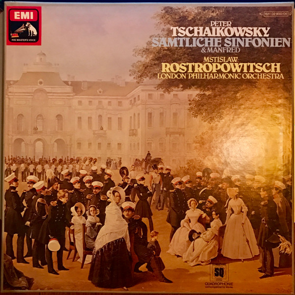 last ned album Tschaikowsky, Mstislav Rostropowitsch, London Philharmonic Orchestra - Sämtliche Sinfonien Manfred