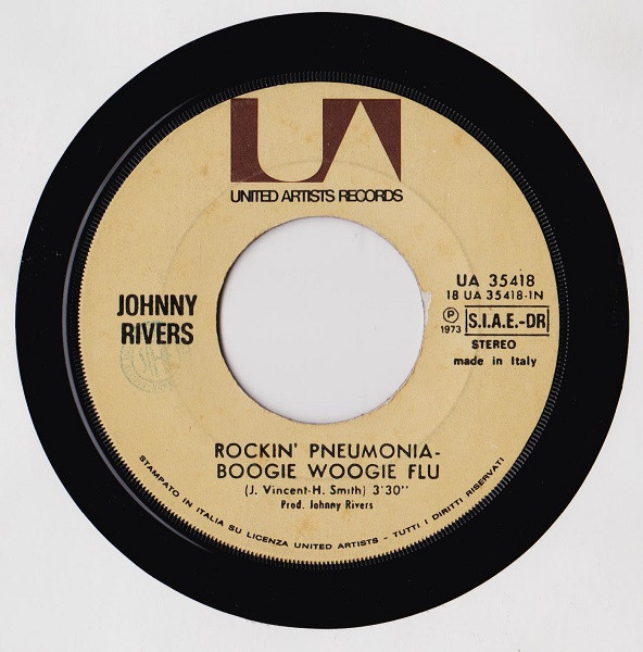 baixar álbum Johnny Rivers - Rockin Pneumonia Boogie Woogie Flu Come Home America