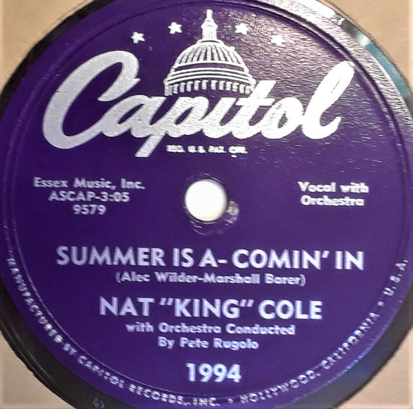 Album herunterladen Nat King Cole - Summer Is A Comin In Easter Sunday Morning