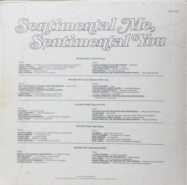 descargar álbum Various - Sentimental Me Sentimental You