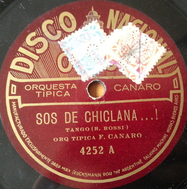 last ned album Orq Tipica F Canaro - Sos De Chiclana Anoche A Las Dos