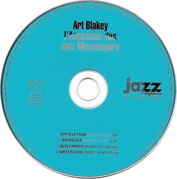 last ned album Art Blakey - LAscension Des Jazz Messengers