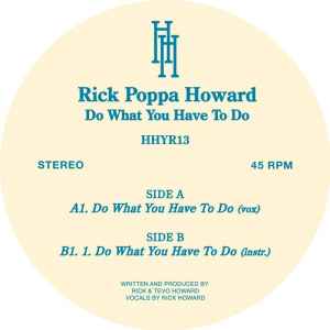 Rick Howard - Do What You Have To Do album cover