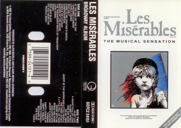 baixar álbum Alain Boublil And ClaudeMichel Schönberg - Les Misérables Broadway Album