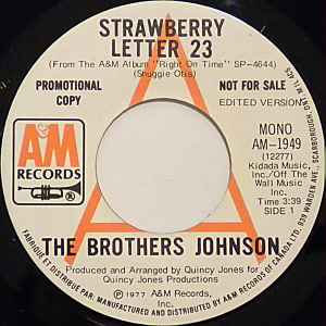 Brothers Johnson - Strawberry Letter #23 album cover