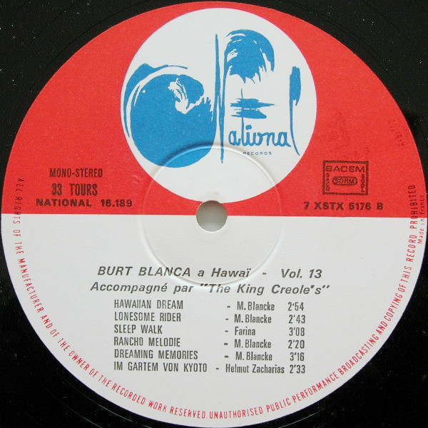 baixar álbum Burt Blanca - A Hawaï Vol13