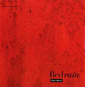 Peter Gabriel - Red Rain album cover