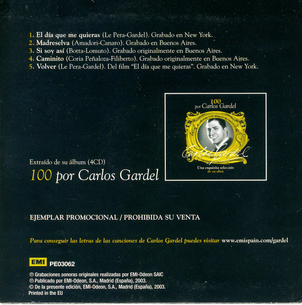 Album herunterladen Carlos Gardel - El Día Que Me Quieras