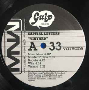 Capital Letters – Vinyard (1982, Vinyl) - Discogs