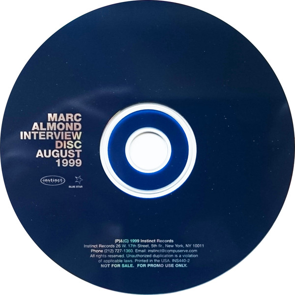 last ned album Marc Almond - Interview Disc August 1999