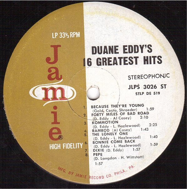 télécharger l'album Duane Eddy - Duane Eddys 16 Greatest Hits