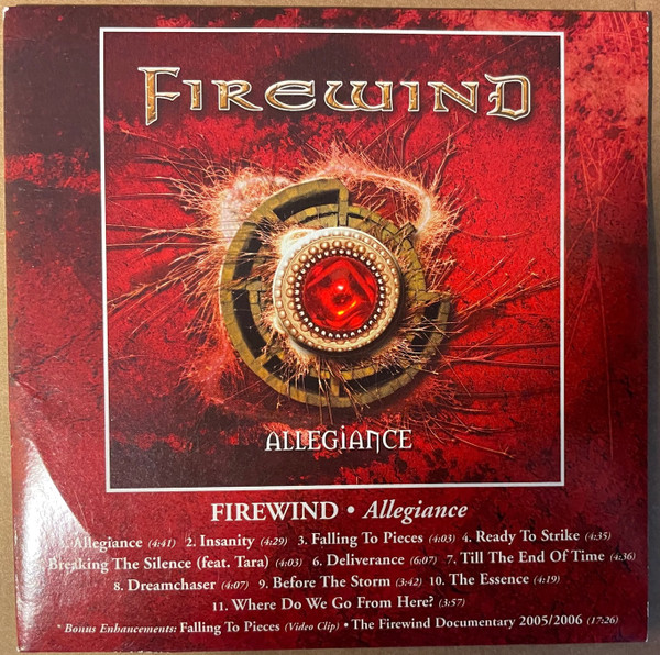 Firewind – Allegiance (CD) - Discogs