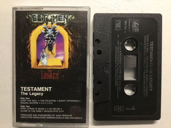 Testament – The Legacy (1987, Cassette) - Discogs