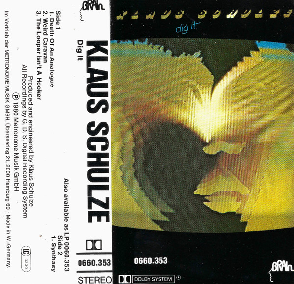 Klaus Schulze - Dig It | Releases | Discogs