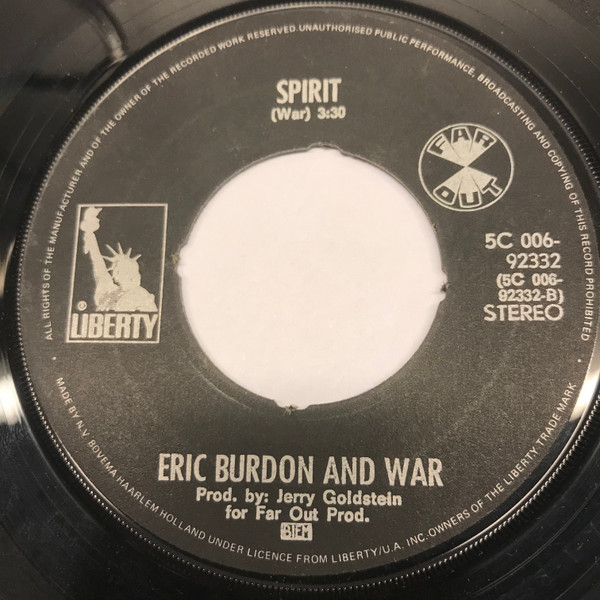 télécharger l'album Eric Burdon And War - Paint It Black Spirit