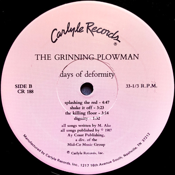 last ned album The Grinning Plowman - Days Of Deformity