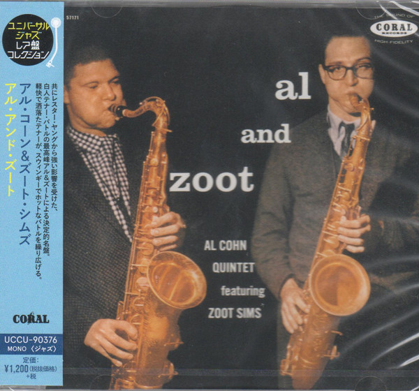 Al Cohn Quintet Featuring Zoot Sims - Al And Zoot | Releases | Discogs