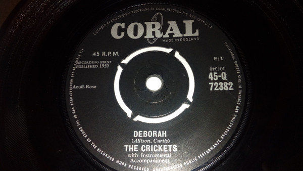 télécharger l'album The Crickets - Deborah When You Ask About Love