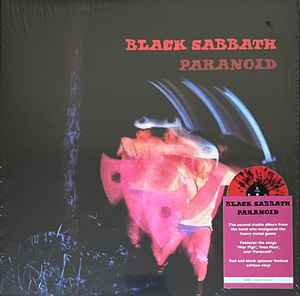 Black Sabbath – Paranoid (2024, Red With Black Splatter, Vinyl 