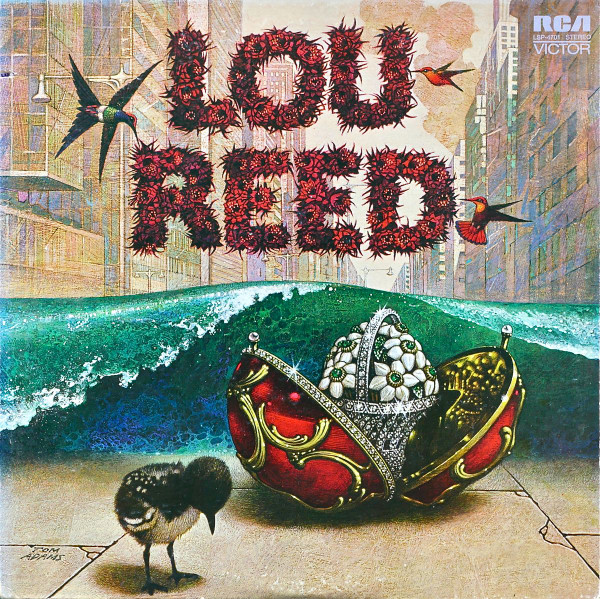 Lou Reed  The Blue Mask   Vintage Original 1981 Album Promotion Poster 