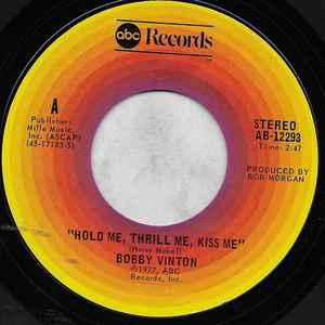 Bobby Vinton - Hold Me, Thrill Me, Kiss Me album cover