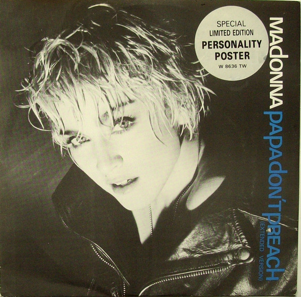 Madonna – Papa Don't Preach (1986, Specialty Pressing, Vinyl 